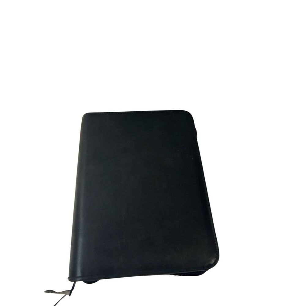 Wall Street Collection 1995‎ planner black zipper 10"x7.5"